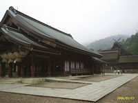 Een tempel in Izumoshi